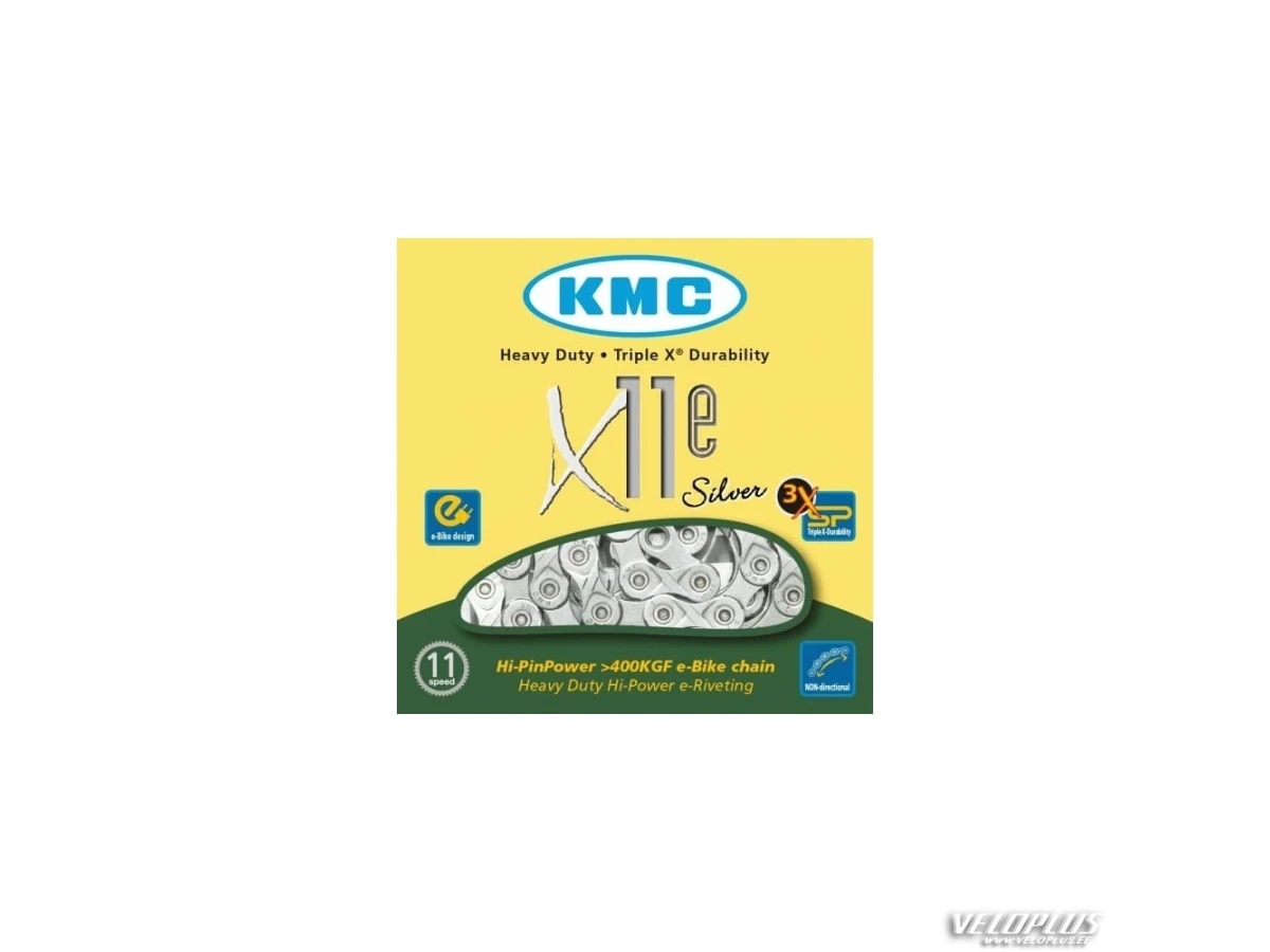 Chain KMC X11E Silver 118L E-MTB