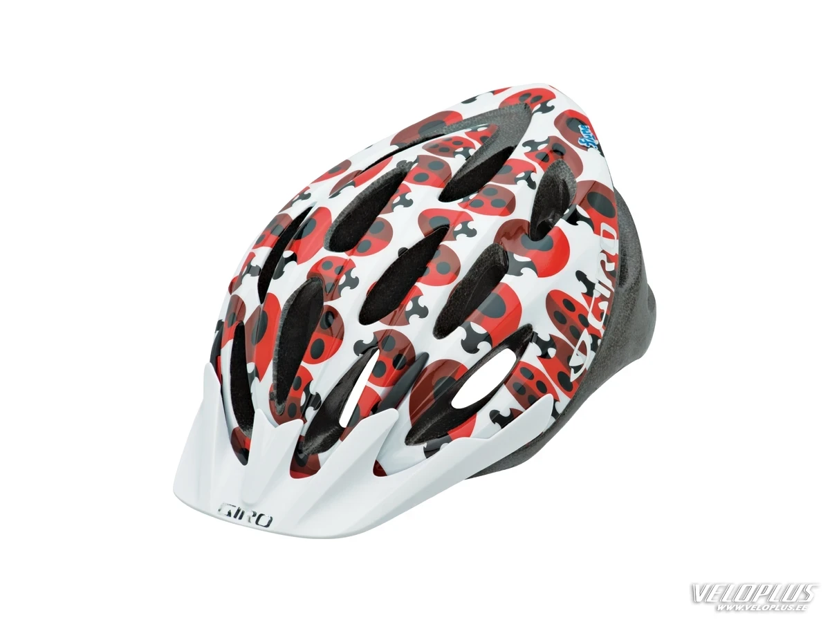 Helmet Giro Flume White/Red lady bugs Onesize/50-57cm