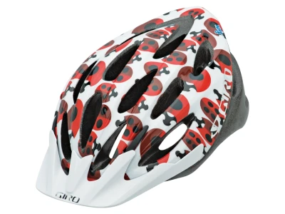 Helmet Giro Flume White/Red lady bugs Onesize/50-57cm