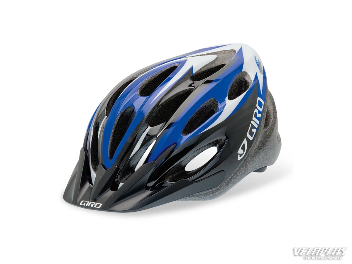 Helmet Giro Indicator blue black 54 61cm Veloplus