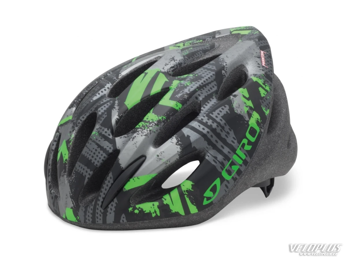 Helmet Giro Phantom Mat Black/Green Onesize/50-57cm