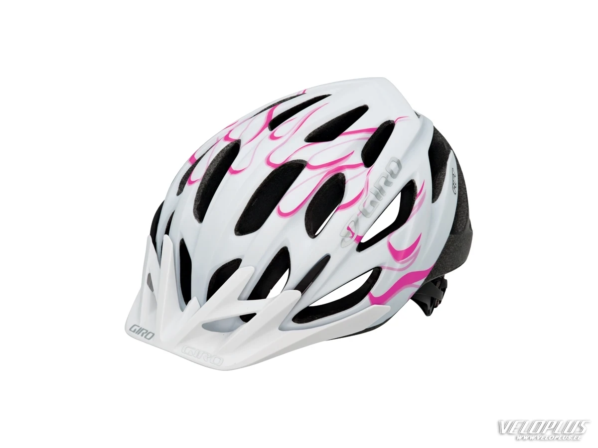 Helmet Giro Rift white/pink flames