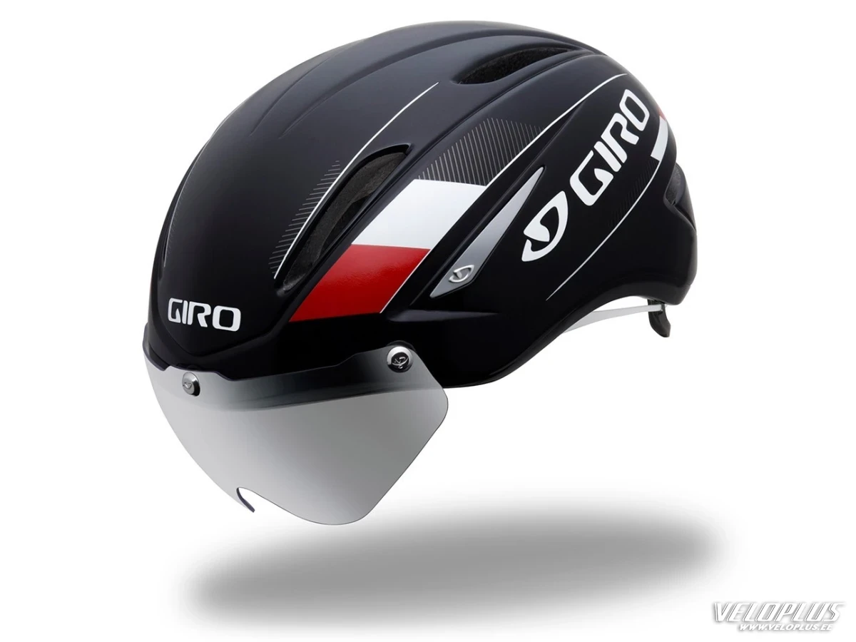 Helmet Giro Air Attack black/red with visor M/55-59cm