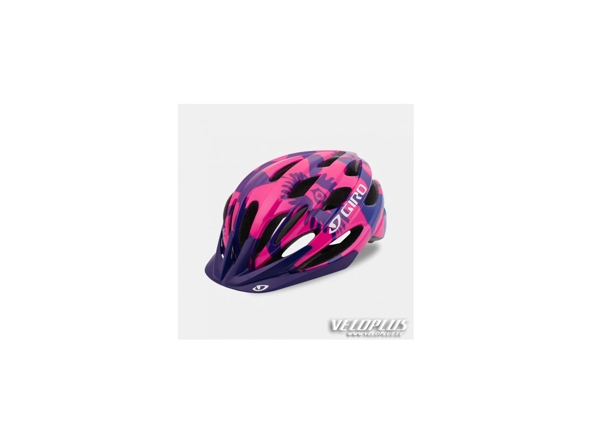 Helmet GIRO RAZE Berry/Blue Flowers Onesize/50-57CM