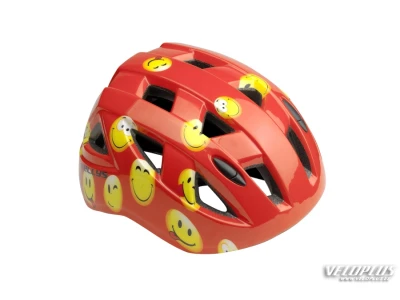 Helmet Smarty red smile M