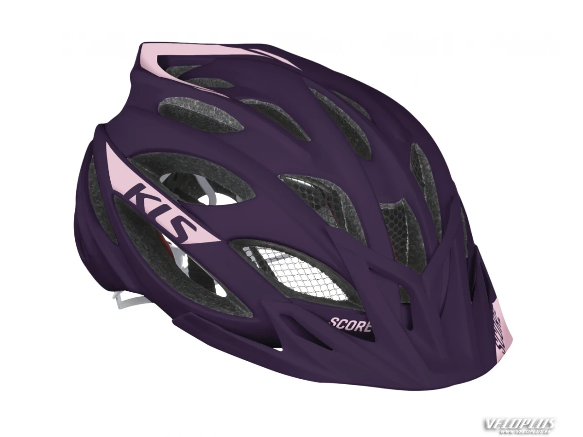 Helmet SCORE 019 dark purple M-L (58-62cm)