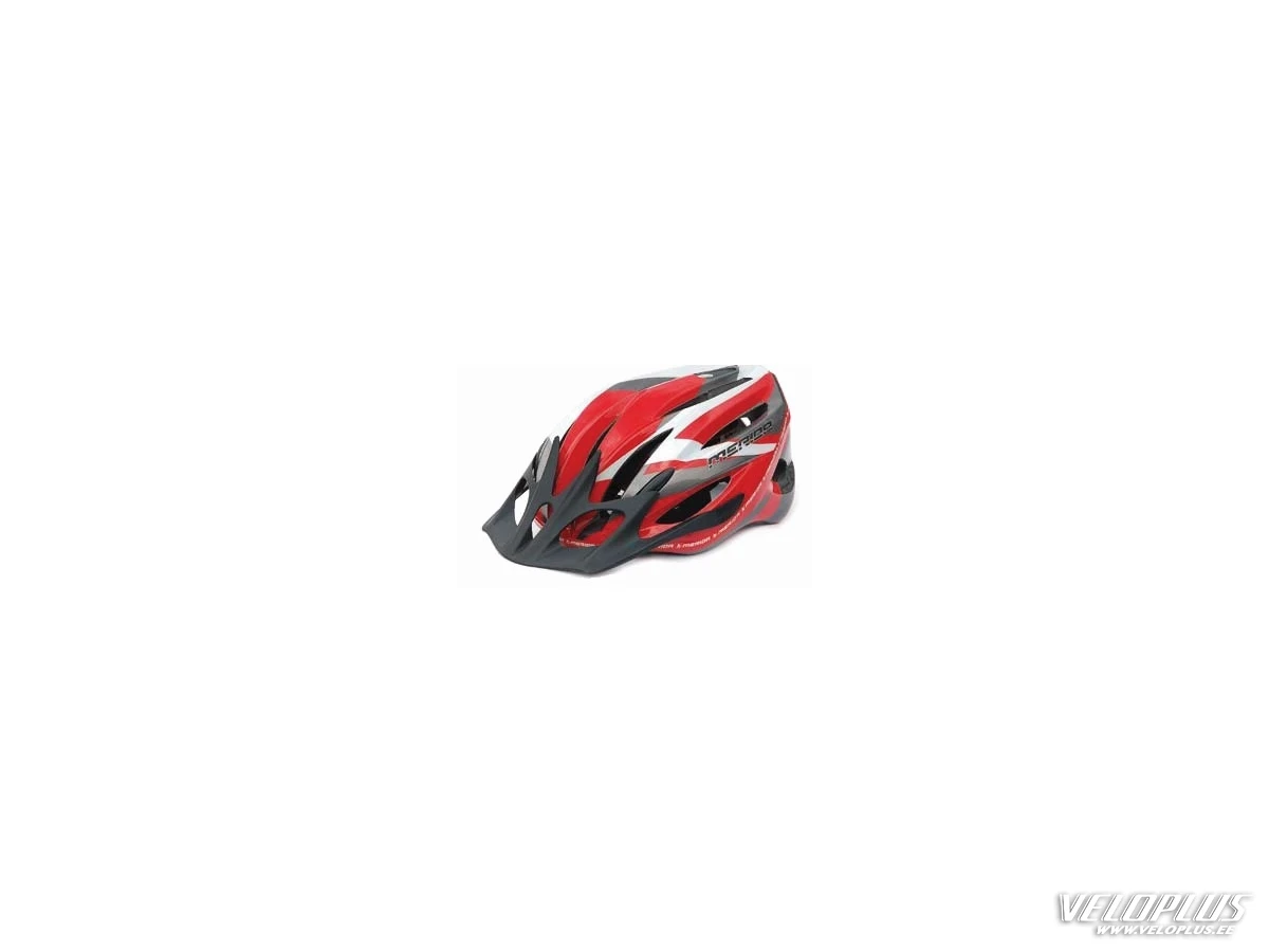 Helmet Merida 55-61 M/L red/grey