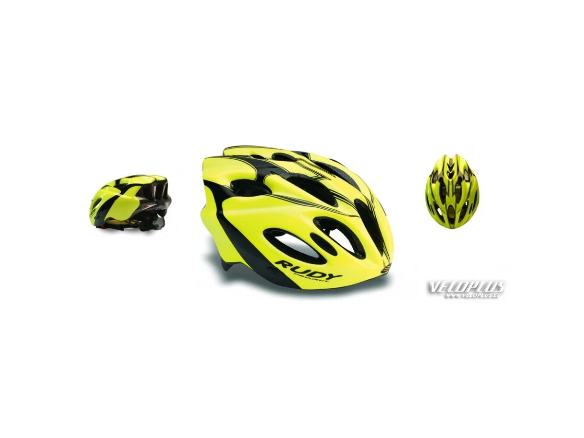HELMET SNUGGY YELLOW FLUO/BLACK SHINY SM