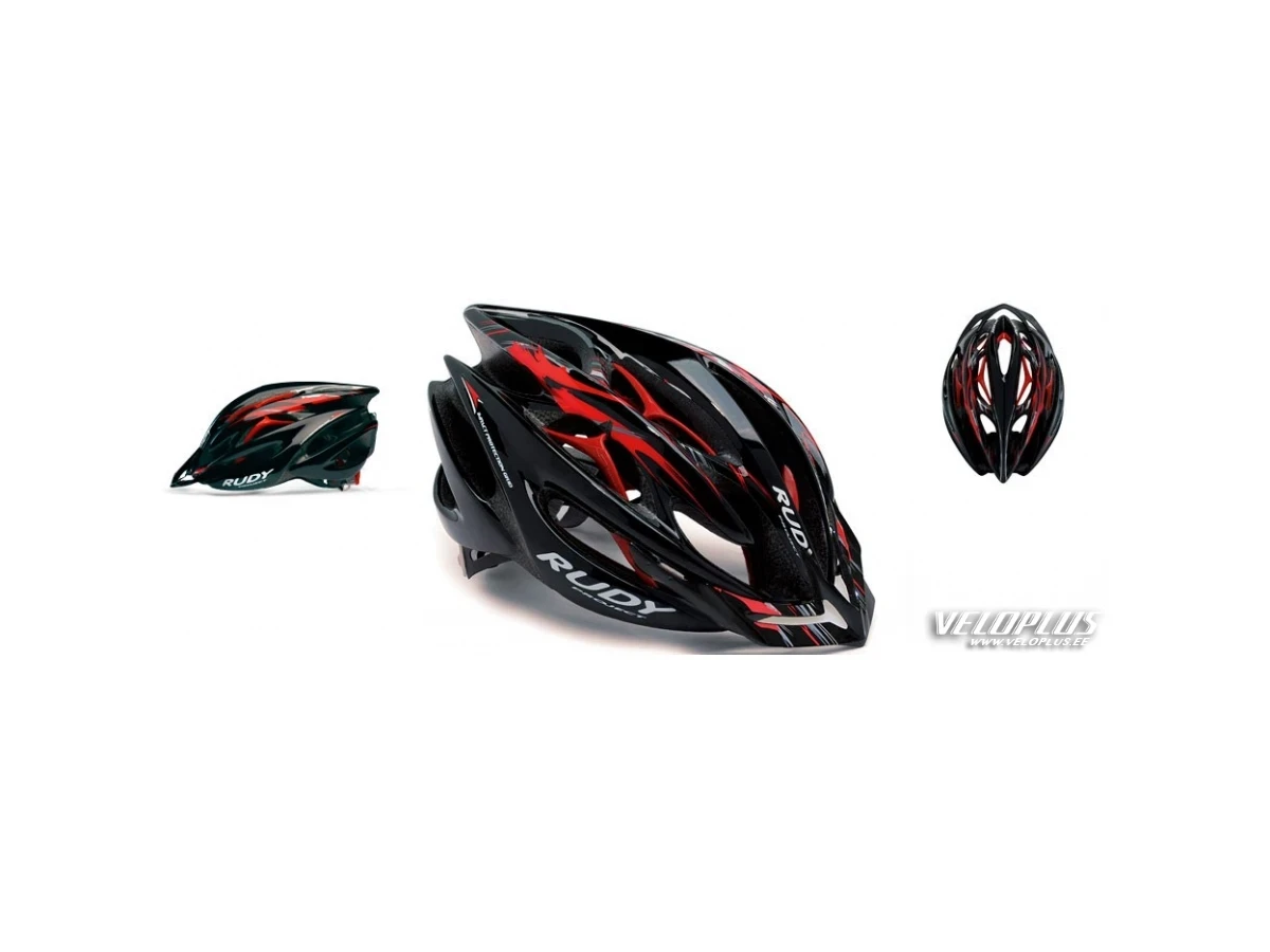 HELMET STERLING MTB BLK/RED/SIL/TIT SHI S-M