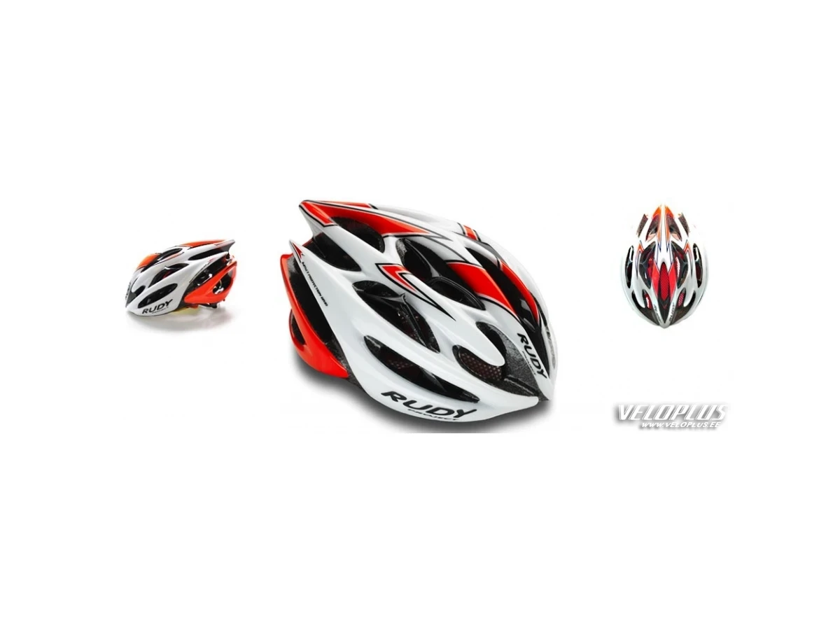 HELMET STERLING WHITE/RED FLUO SHINY SM