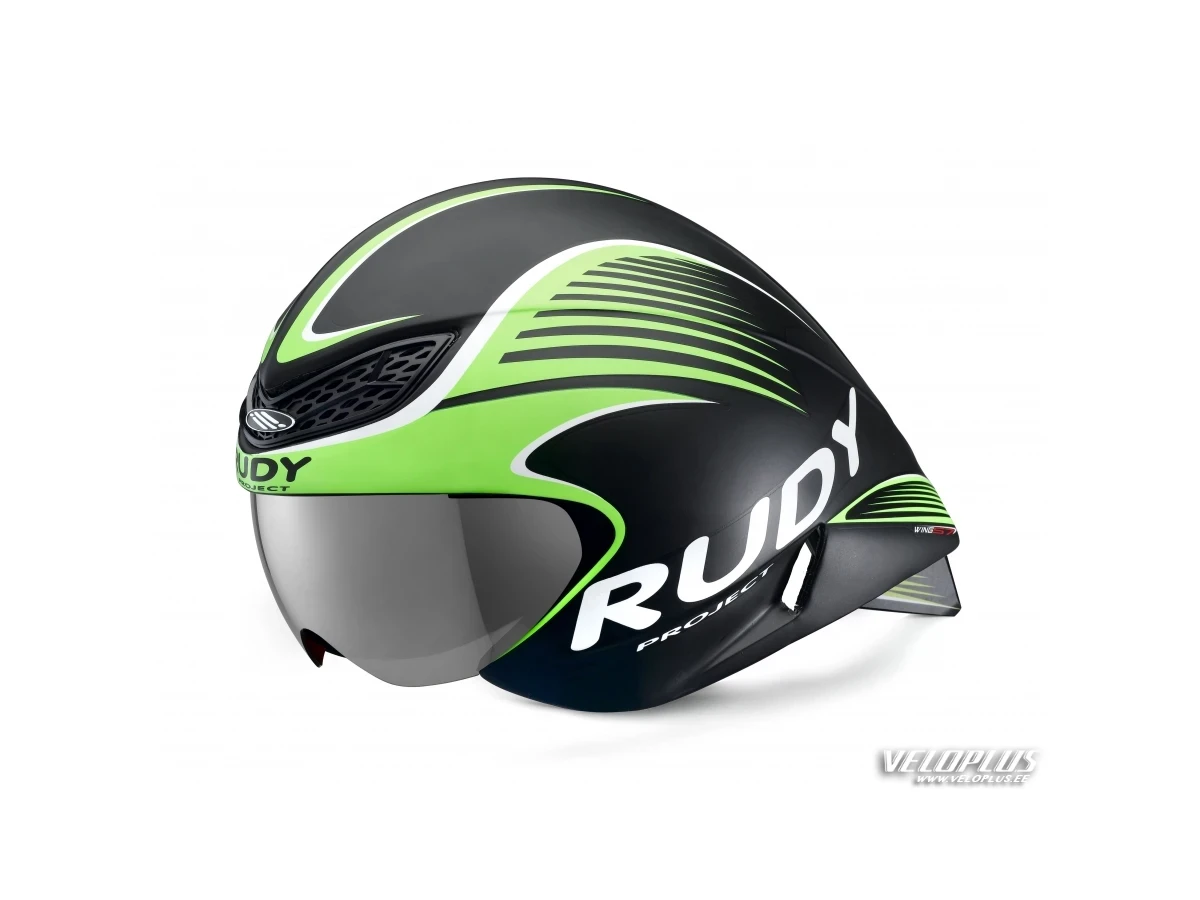 HELMET WING57 BLACK/LIME FLUO MATTE L