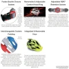 HELMET RUSH WHITE/RED FLUO SHINY L thumbnail 2