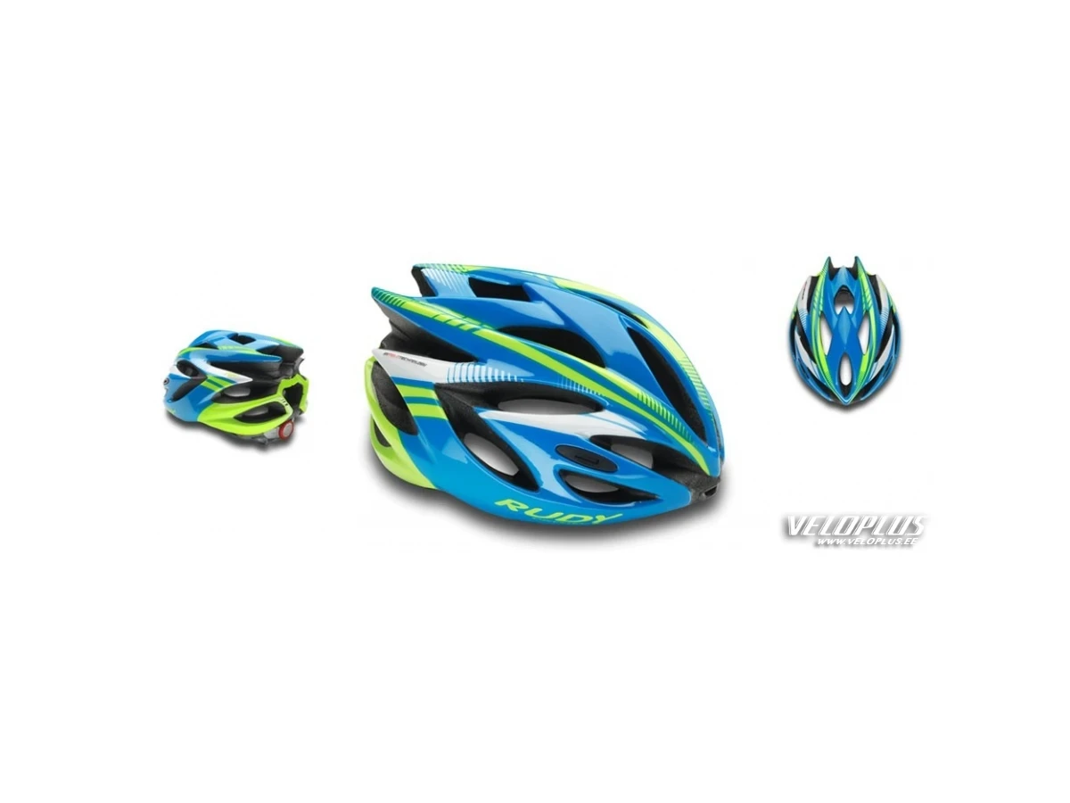 Kiiver Rudy Project Rush läikivtaevasinine-laim M 54-58cm