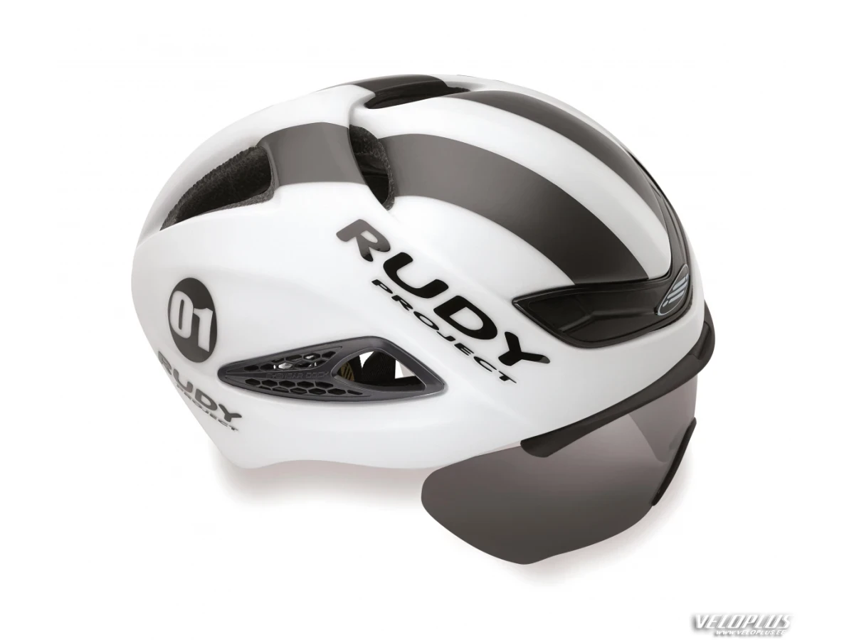 Kiiver Rudy Project BOOST 01 mattvalge-must sirmiga L 59-61cm