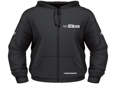 Sweatshirt Merida hooked and zip XXL black