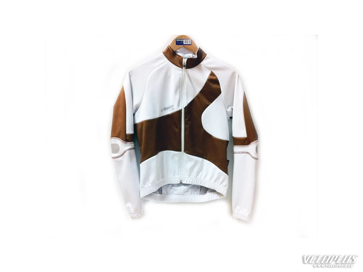 Windstopper Jacket Santini white/brown woman S (fits XS size)