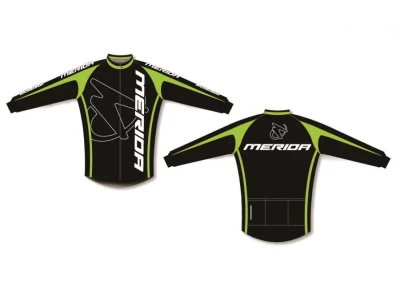 Jacket TEX Merida antiwind L black-green