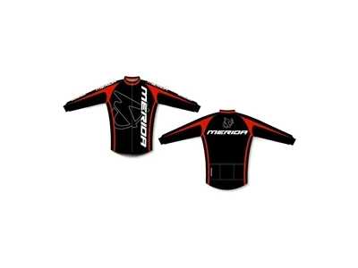 Jacket TEX Merida antiwind 3XL black-red