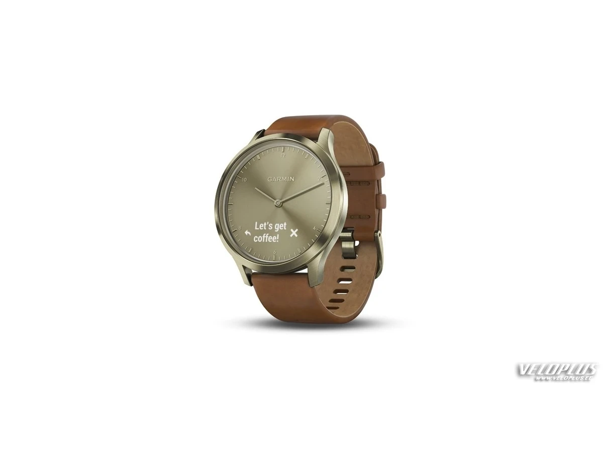 Aktiivsusmonitor Garmin Vivomove EU HR kuldne-kuldne Premium S/M