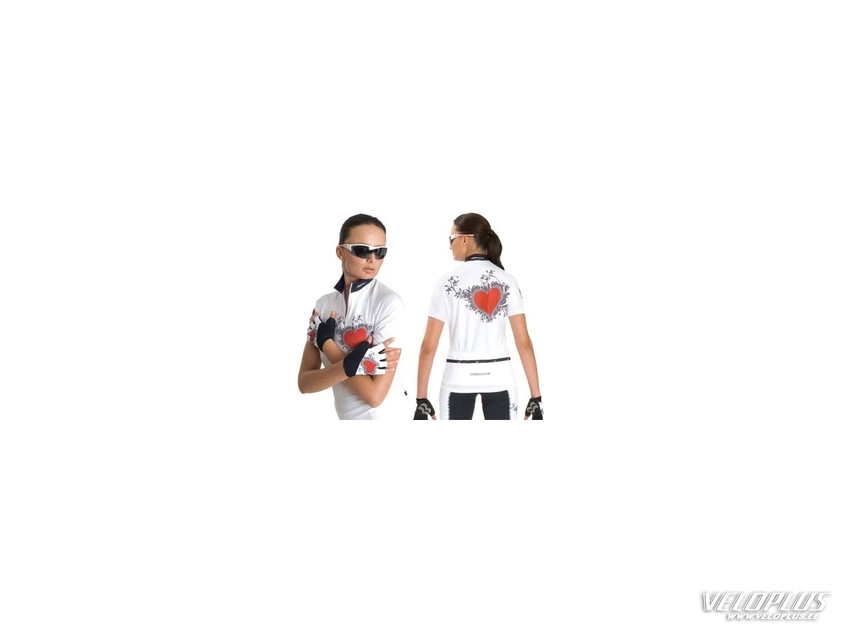Jersey Biemme lady white (with heart) M