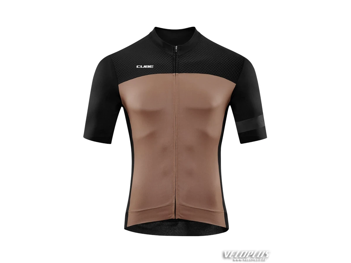 CUBE BLACKLINE Jersey S/S black´n´brown XXL