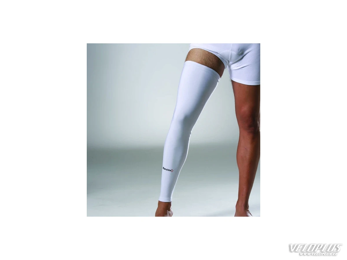 Leg warmers Santini thermo white XL