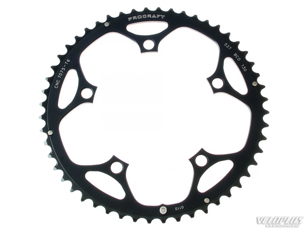 Hammasratas Procraft 110x52h 10k must Shimano/Sram