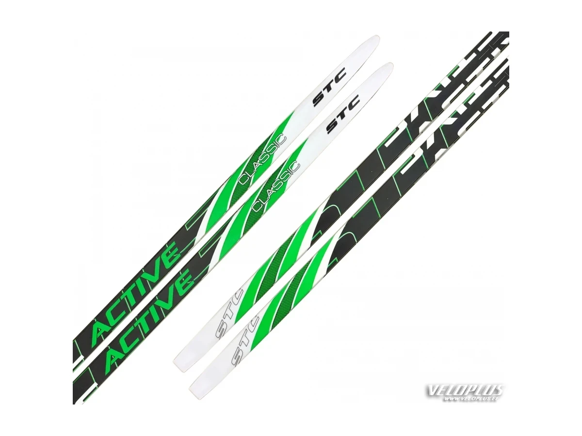 Suusad STC Active roheline 195cm