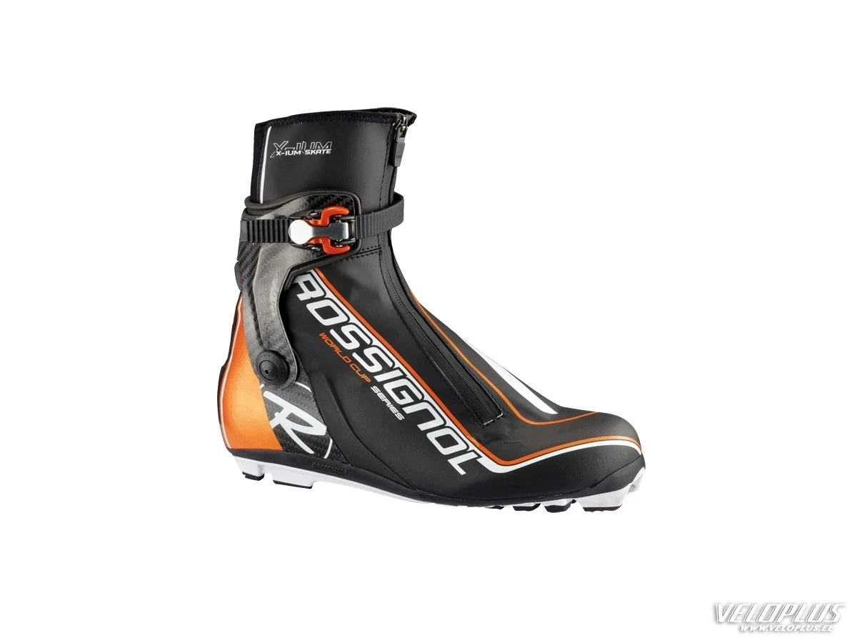 Skiboots Rossignol X-IUM WC Skate 46 black/solar 13/14