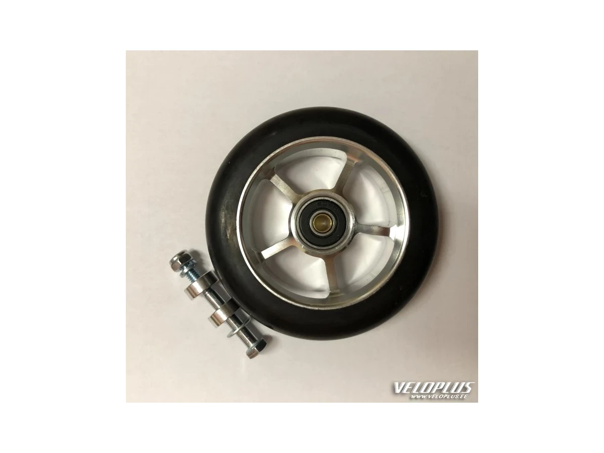 ROLLERSKI WHEEL SKATE 100x24 mm w/ bearings & axle