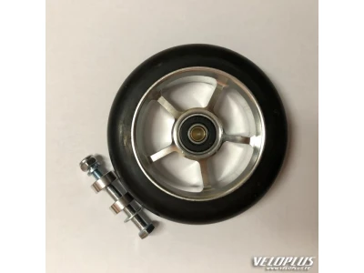 ROLLERSKI WHEEL SKATE 100x24 mm w/ bearings & axle