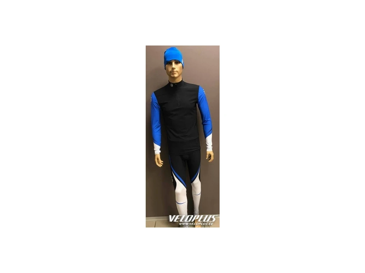 Võistluskombe Bjorn Daehlie Racesuit 2-osaline meeste must/sinine/valge