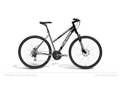 Ratas Merida Crossway 100-D 54L must/hõbe