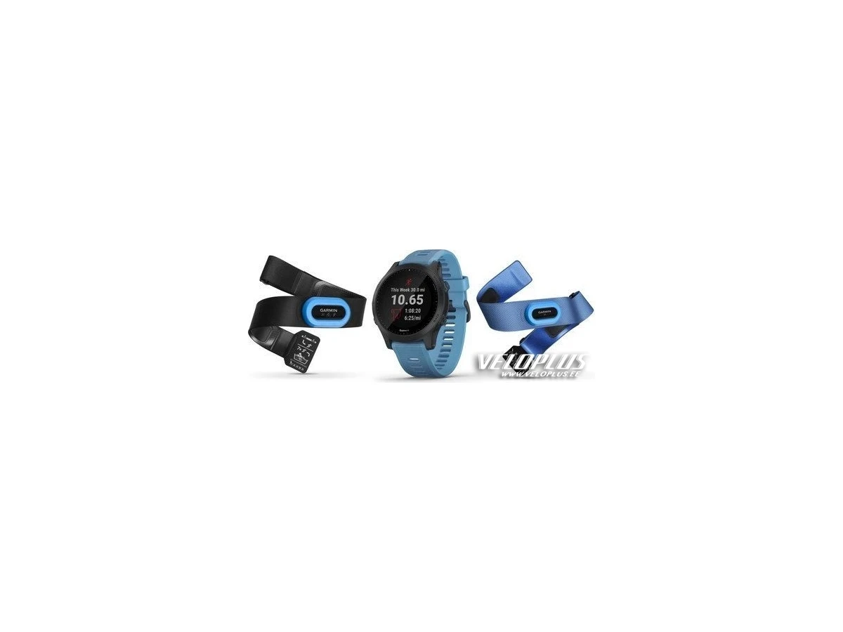 Multisport watch Garmin Forerunner 945 Tri-Bundle Black/Grey