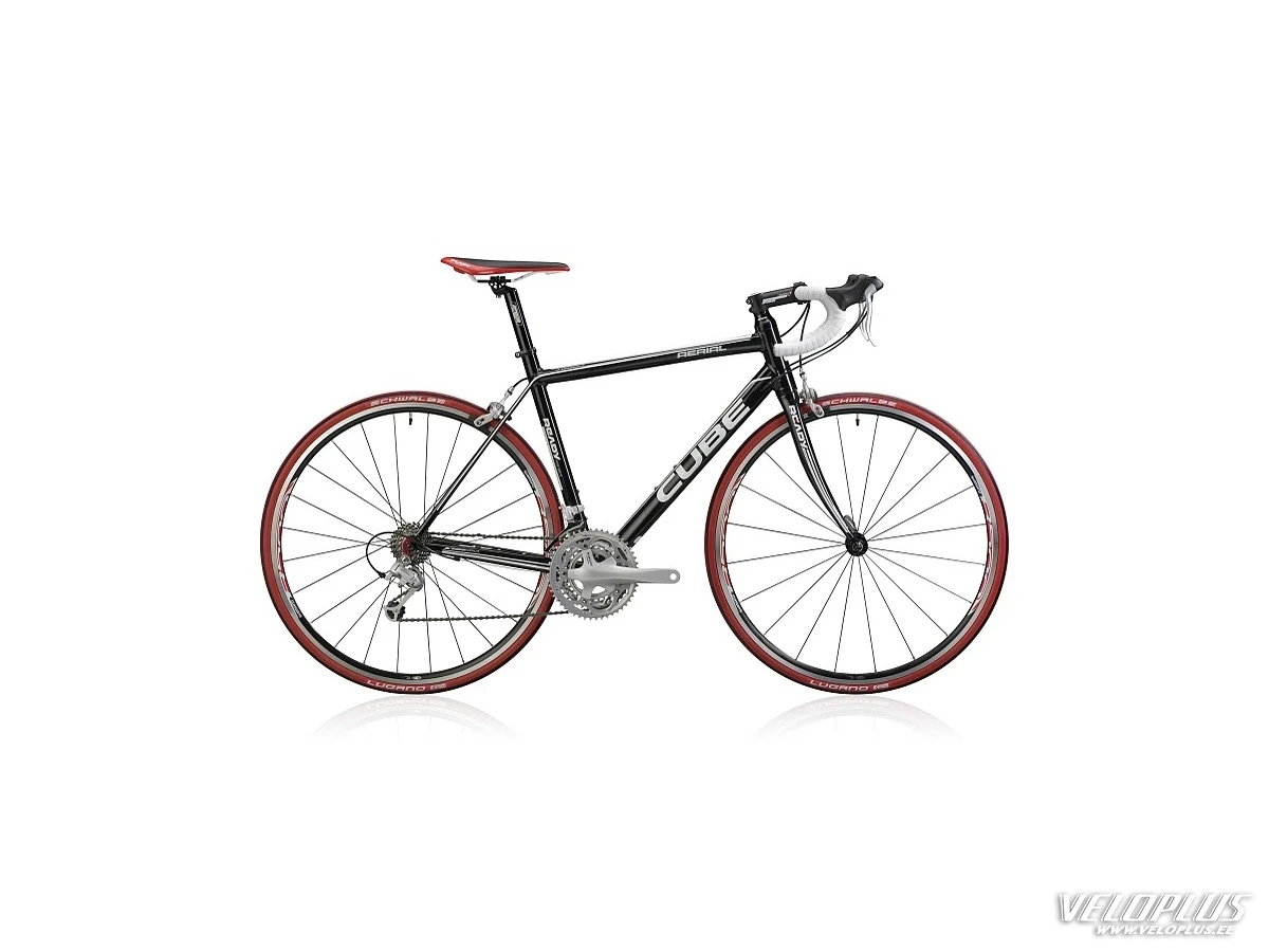 Bike Cube Aerial 53 black-white 3-fach