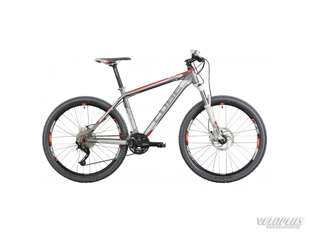 Bike Cube LTD 18 grey metal red