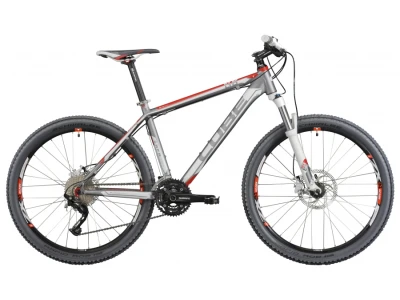 Bike Cube LTD 18 grey metal red