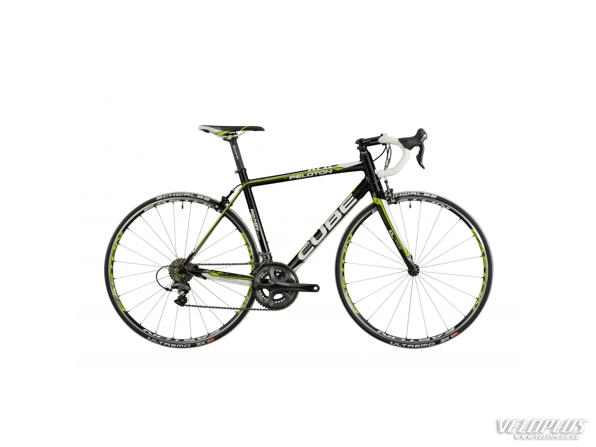 Bike Cube Peloton SL Compact 62 black/green print - Veloplus