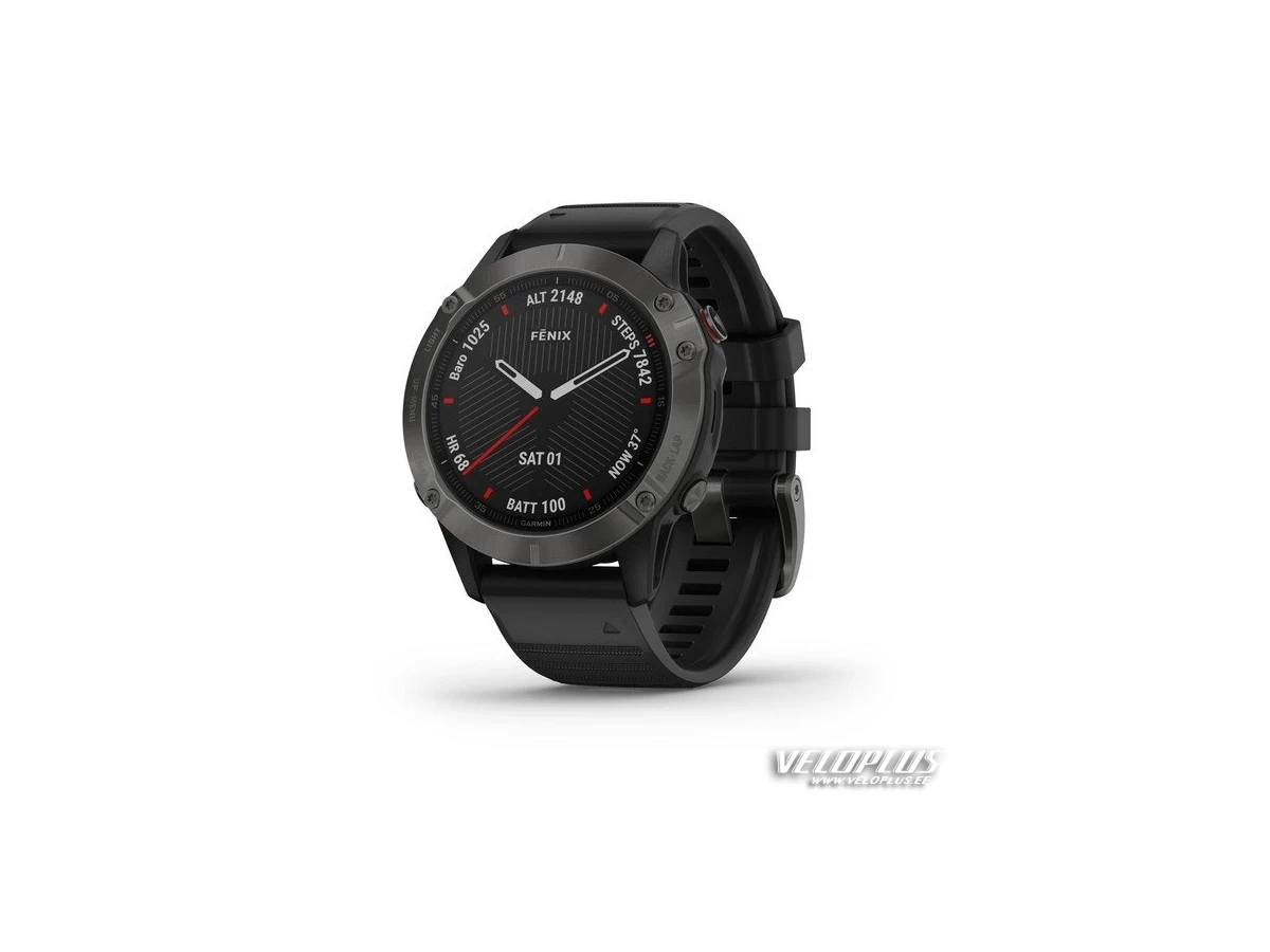 GPS Sport watch Garmin fenix 6 sapphire gray/black