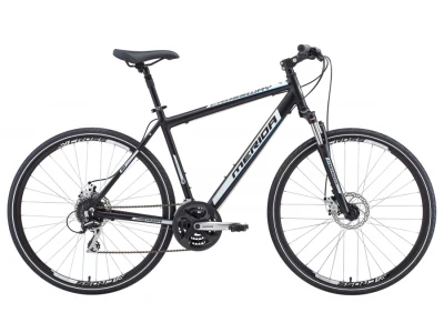Bike Merida Crossway 20-MD 58cm black-white-blue