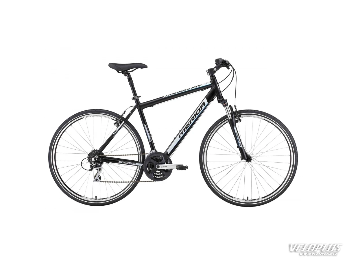 Bike Merida Crossway 20-V 46cm L black-white-blue