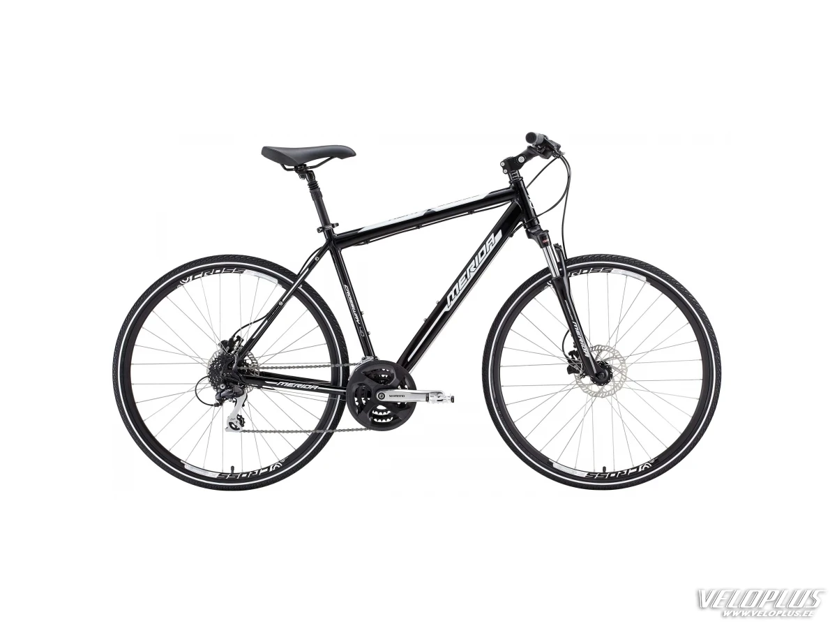Ratas Merida Crossway 40-D 50CML must-valge-hõbe