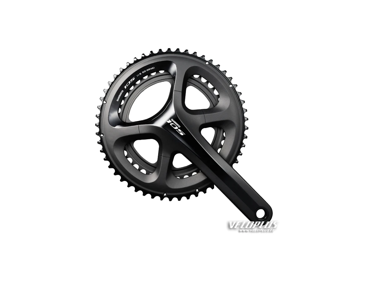 CRANK SET 105 5800 BLACK 172.5MM, 50X34T W/O BB 11-SPEE 105
