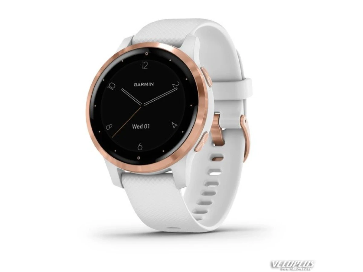 Garmin vivoactive 4S, White - Rosegold