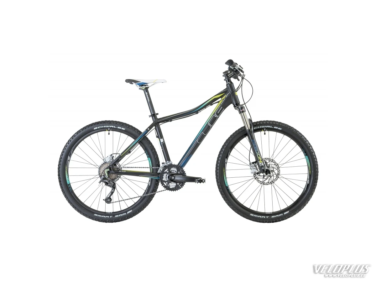 Bike Cube Access WLS Pro black fading green-blue 15