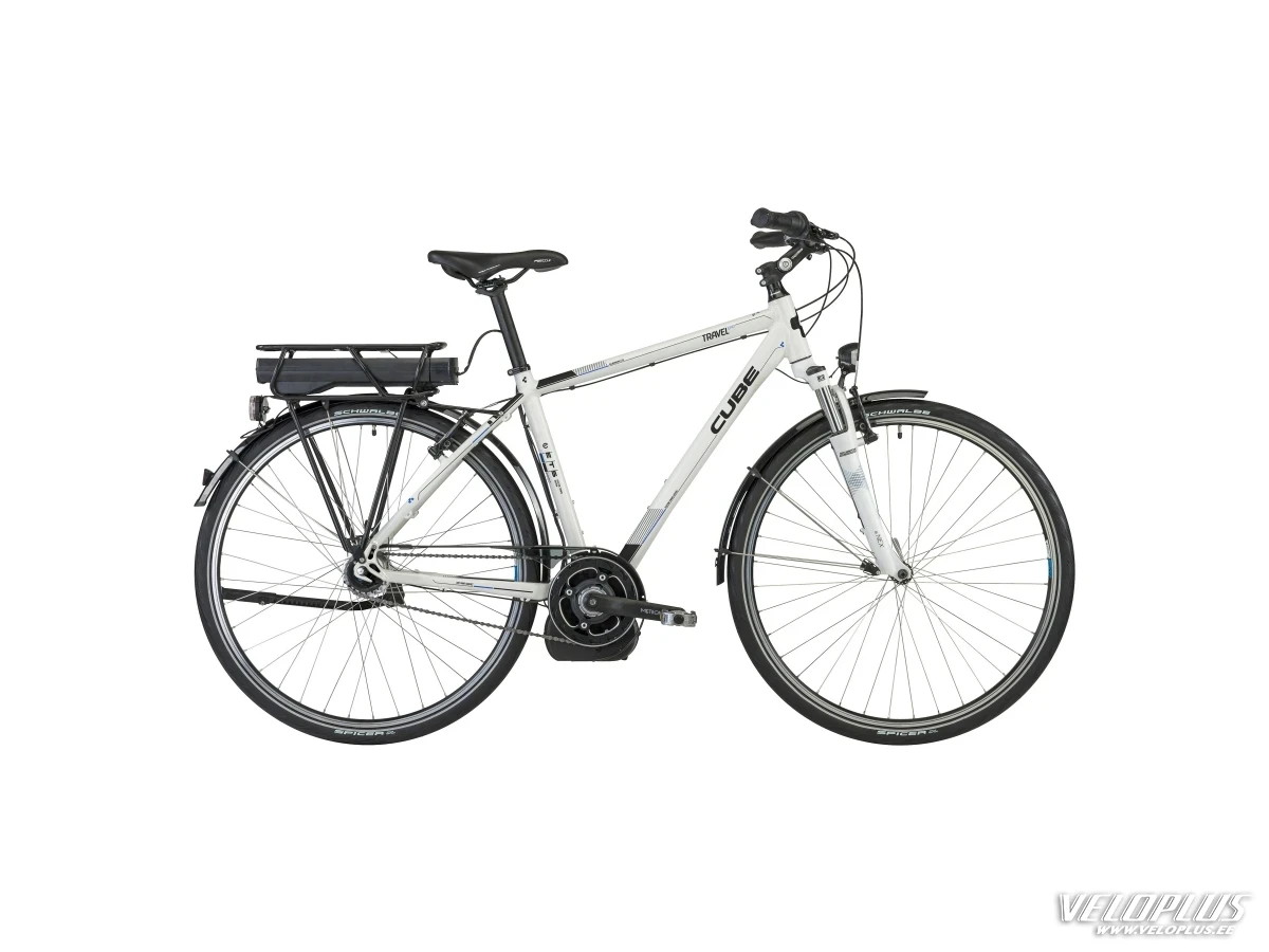 Bike Cube EPO Travel white black blue 54 cm