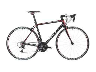 Bike Cube Peloton Race Compact black red print 56 cm