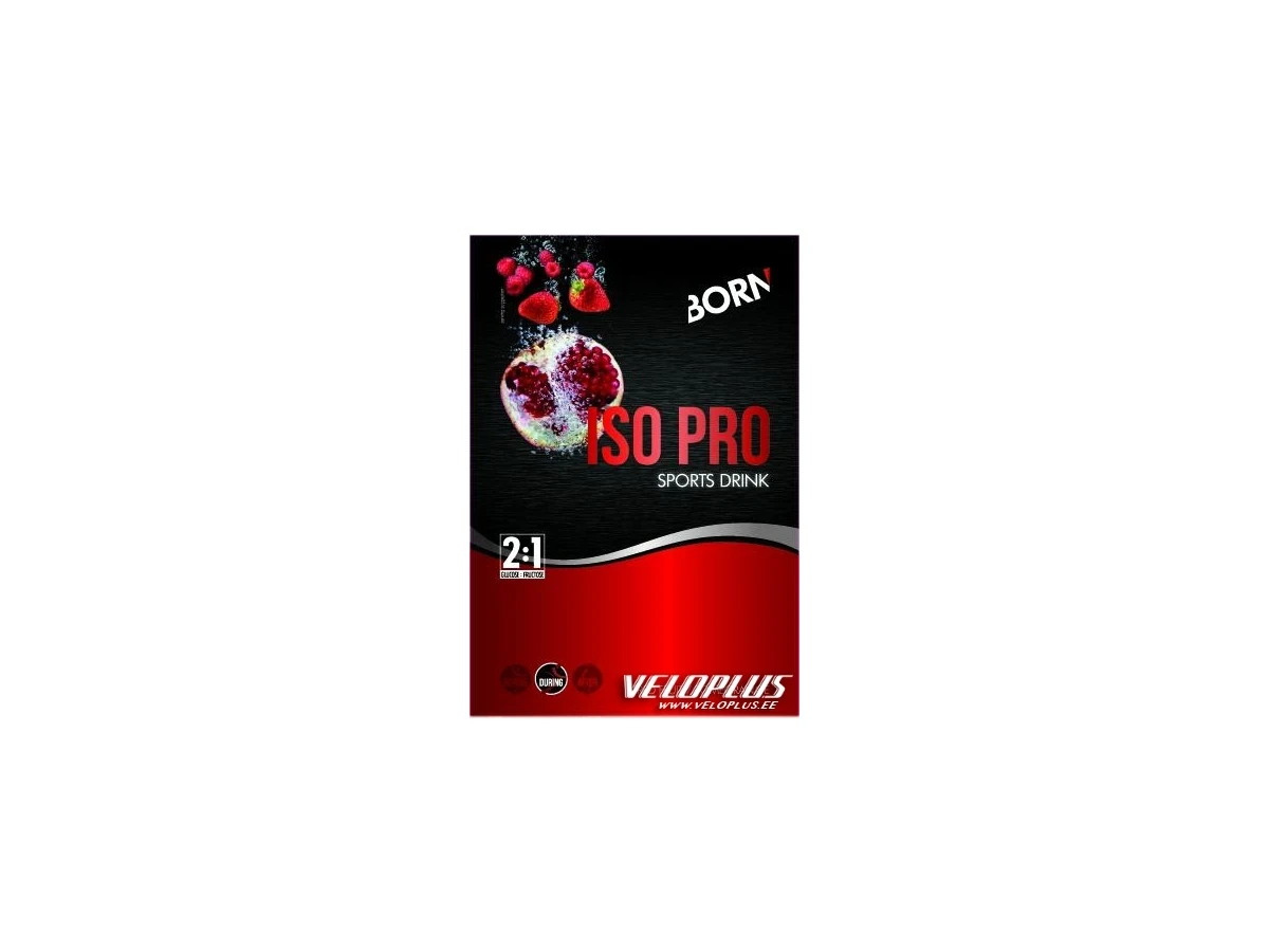 Born Iso Pro Sports Drink 40g, red fruit