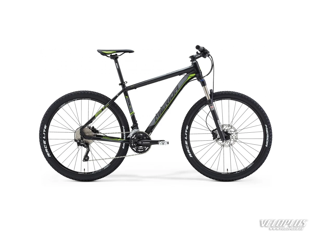 Polkupyörä Merida Big Seven 500 17" musta-harmaa-vihreä