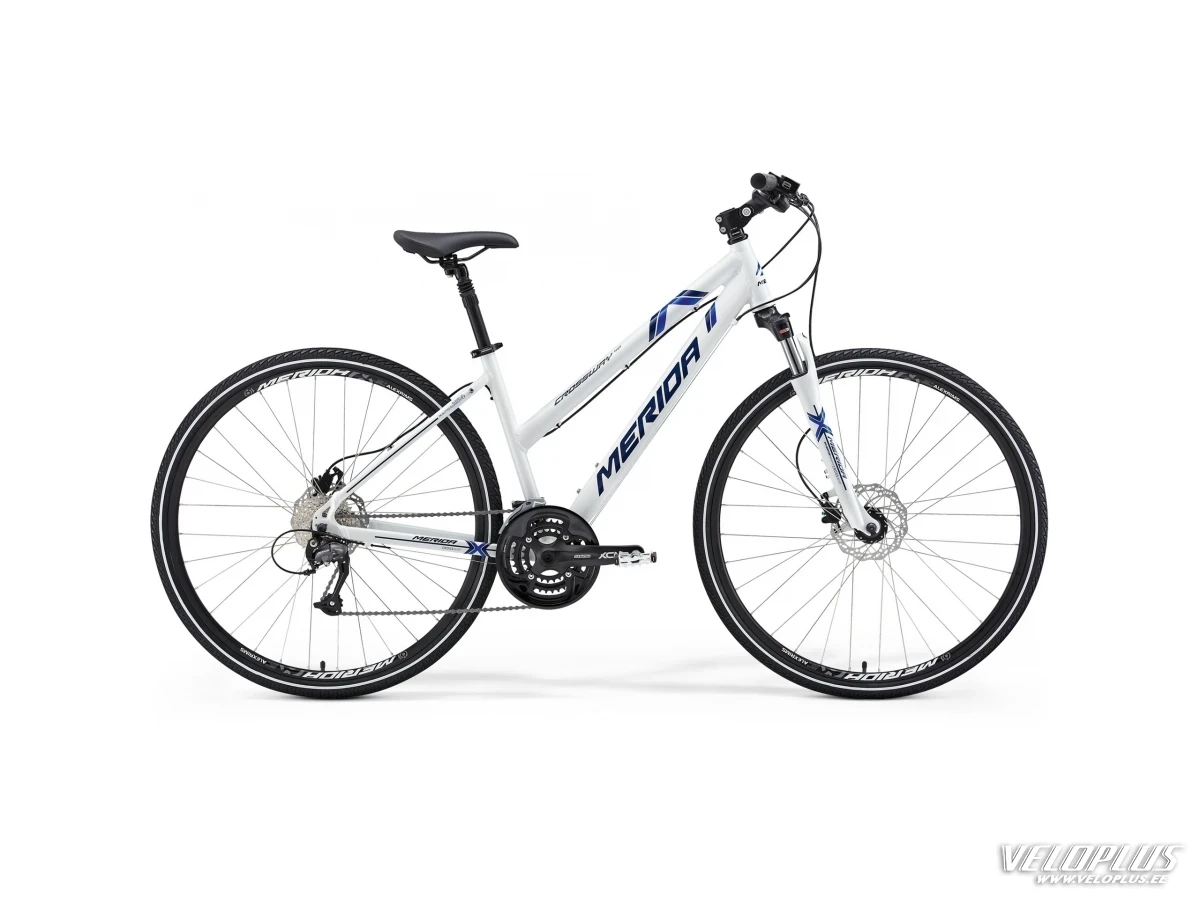 Polkupyörä Merida Crossway 40-D 50cm lady valkoinen-sininen